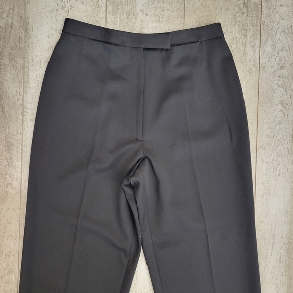 F by Faconnable Black Ankle Crop Pants Slacks Size 6 - Picture 3 of 7